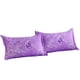 thumbnail image 2 of 2 fundas de almohada de algodón y poliéster, suaves y transpirables, accesorio de cama (48 x 74 cm), 2 of 9