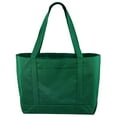 thumbnail image 3 of ALTA POLYESTER TRAVEL OVER SHOULDER TOTE STYLE REUSABLE BAG - GREEN, 3 of 4