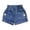 Blue-20, variant on Gytharion Toddler Girls Denim Shorts Cute Solid Elastic High Waist Jeans Summer Casual Beach Jean Shorts for Kids, 1-8 Years