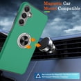 thumbnail image 5 of for Samsung Galaxy A25 5G Phone Case with Screen Protector×2Pcs, Galaxy A25 5G Case with 360°Magnetic Ring Holder Kickstand Phone Case for Samsung A25 5G Case,Green, 5 of 14