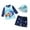 G, variant on Uccdo 3Pcs Toddler Boys Rashguard Swimsuit Set Kids Long Sleeve Cartoon Print Bathing Suit Swimwear with Sun Hat 1-7T