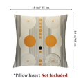 thumbnail image 4 of Awypu Circles Lines Pattern Short Plush Pillowcase Set of 2 High-Quality Printed on Both Sides 20x20in, 4 of 7