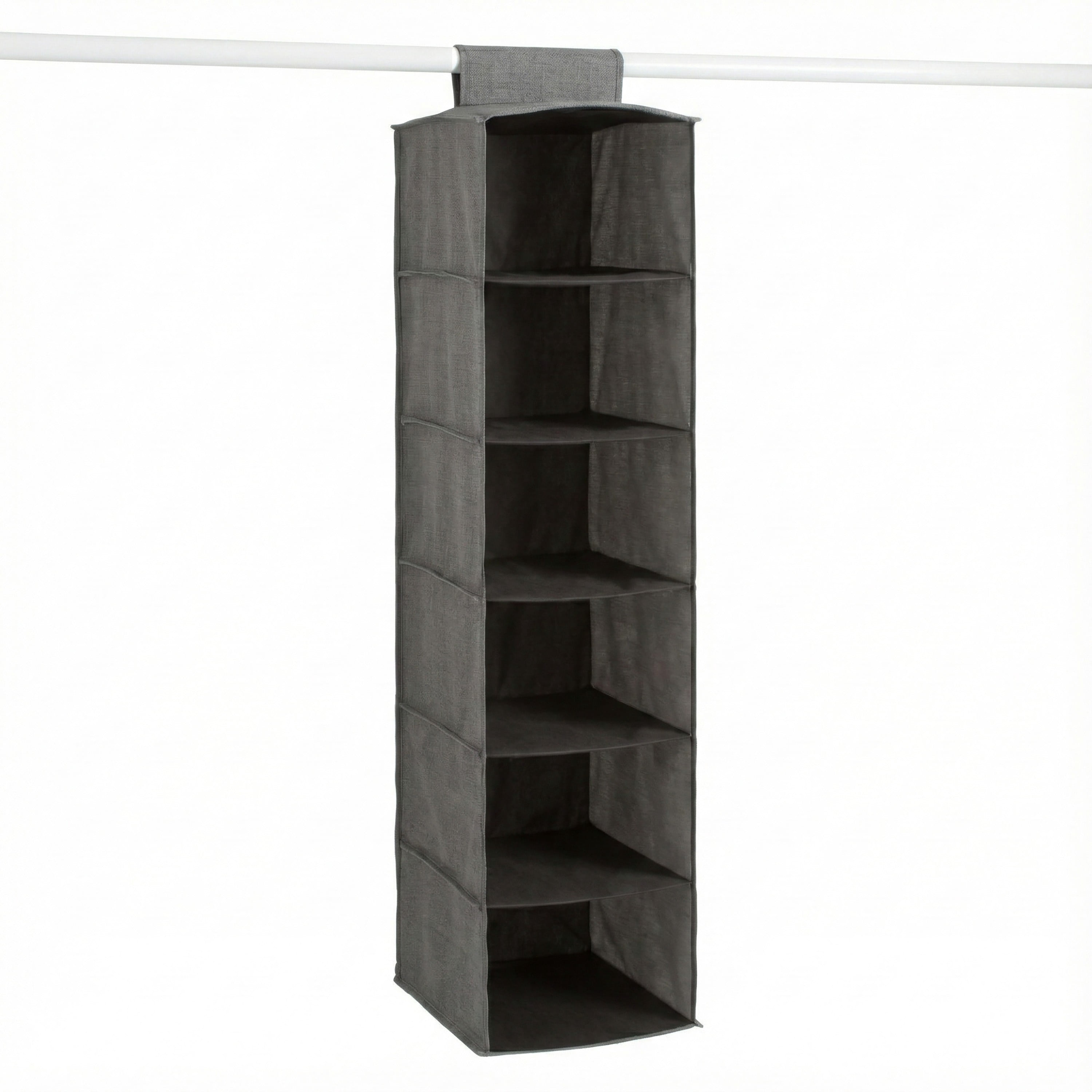 Simplify 6 Shelf Closet Organizer in Gray