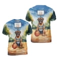 thumbnail image 3 of Happy Father's Day Bullmastiff Playing Basketball with Best Dad Jersey All Over Print 3D Shirt Unisex Merch Dog Lover - 13006, 3 of 6