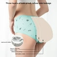thumbnail image 3 of Sonducket Bragas para el período de los niños con estampado encantador de 3 uds., ropa interior menstrual, calzoncillos, lencería a prueba de Type9 NO9, 3 of 6