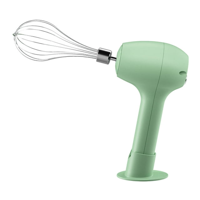 Portable Hand Mixer Wireless Food Milk Frother Cake Food Baking Dough Kitchen Stirrer with Timer Stand Mixer Dough Hook V Tail Mixer Whipping compatible with Machine for Cake Stand Mixer Attachment