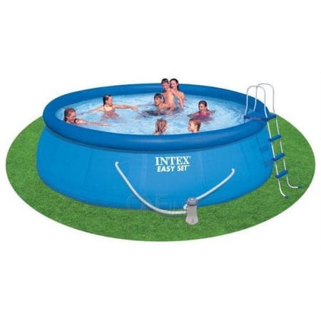 Intex 15  x 48  Easy Set Above Ground Swimming Pool  Round