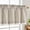 Light Beige, variant on NICETOWN Linen Valance for Windows, Double Layer Farmhouse Kitchen Valance, Rod Pocket Light Filtering Ventilated Fabric Valance, Sage Green, 52"x18", 1 Panel