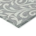thumbnail image 4 of Addison Rugs Chantille Indoor/Outdoor Transitional Floral Gray Washable Rectangle Rug, 2'6" x 3'10", 4 of 6