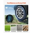 thumbnail image 6 of VEVOR Heavy Duty 3-Wheel Mobility Scooters for Seniors & Adults, 500lbs Capacity, 21.5 Miles 3-Speed Long Range, 1000W All Terrain Electric Recreational Scooter Wheelchair, 20° Max Climbing Capacity, 6 of 9