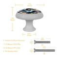 thumbnail image 5 of Starry Dinosaur Fluorescent Drawer Pulls with Screws - Round 4-Pack, Glow-in-the-Dark Knobs for Cabinets, Wardrobes, and Dressers - Dresser and Kitchen Hardware, 5 of 6