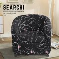 thumbnail image 4 of Stretch Club Chair Slipcover 2 Piece, Soft Removable Printed Tub Chair Slipcover, Non Slip Barrel Chair Slipcovers, Tub Chair Slipcover for Living Room, 4 of 8