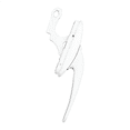 thumbnail image 2 of 2X Poignée de Fenêtre Verrouillable, Poignée de Fenêtre Réglable, Outil de Verrouillage en Alliage de Zinc, 2 of 6