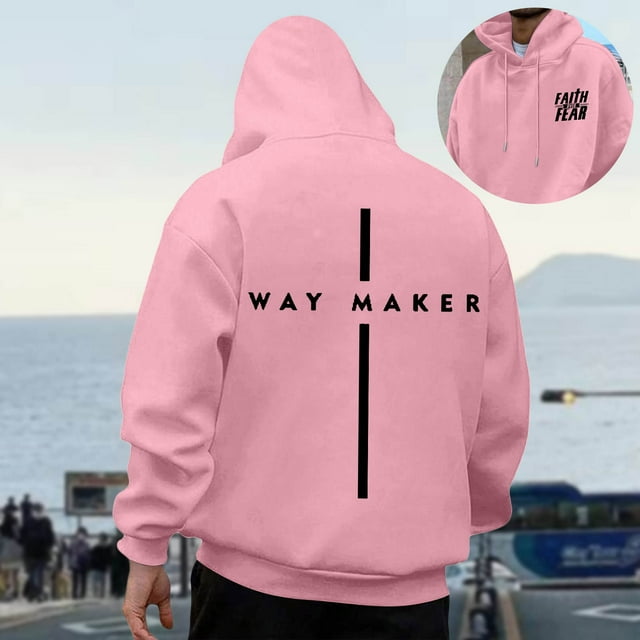MHFRRA Sudaderas y Sudaderas para Hombre, Jersey de Manga Larga con Estampado para Uso Casual, Actividades Al Aire Libre y Comodidad En El Hogar Rosa