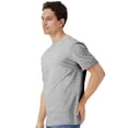 thumbnail image 3 of Gildan Light Cotton Short Sleeve T-Shirt, Modern Classic Fit Crewneck Tee for Men, Sport Grey, S, 3 of 5