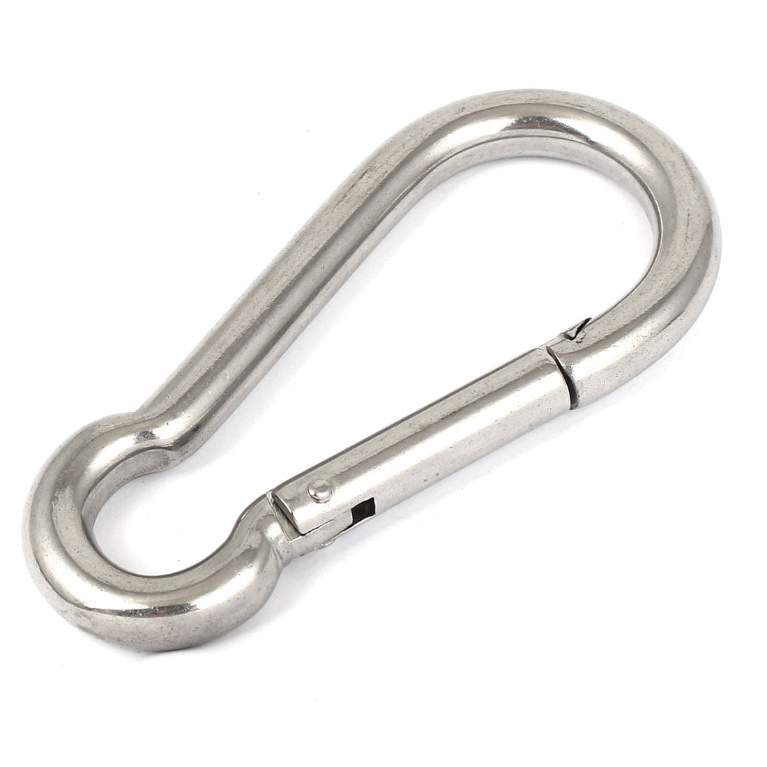 LARGE 11mm THICK CARABINER Spring Loaded Camping Snap Clip Hook Clasp Carabina 