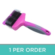 Groomer Essentials Flexible Slicker Brush - Double/Medium Firm