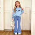 thumbnail image 6 of Amidoa Girls Sweatsuits 2pcs Sets Fall Winter Clothes Casual Cute Sweatshirt and Sweatpants Outfits, 6 of 8