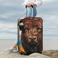 thumbnail image 7 of Hirioo Oil Painting Style Iceberg Yak for Elasticity Suitcase Cover (No luggage Included) Durable Luggage Protector Fits 18-32 Inch Luggage-Medium, 7 of 7