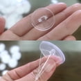 thumbnail image 3 of 100 Reliable Waterproof Self Adhesive Hanger Practical Plastic Suction Cup Hook, 3 of 9