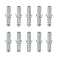 thumbnail image 5 of Tubo de expansión de plástico gris de 10x50mm Uxcell 24 paquetes, 5 of 5