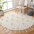 thumbnail image 2 of SAFAVIEH Natura Merrill Diamond Area Rug, Ivory/Grey, 8' x 10', 2 of 9