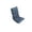 Blue, variant on Linnome Winter Connected Chair Cushion Thick Padded Seat and Backrest Pad Warm Cover for Office Rocking Wicker Chair 17.32 Inch