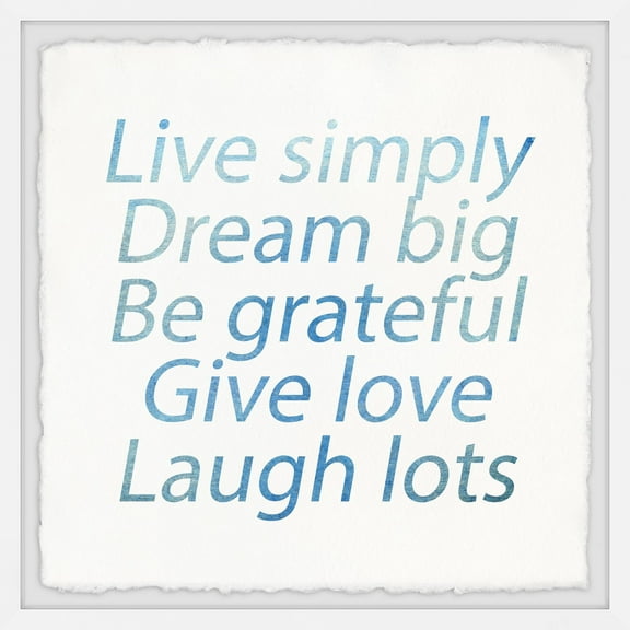 Marmont Hill Give Love Framed Wall Art