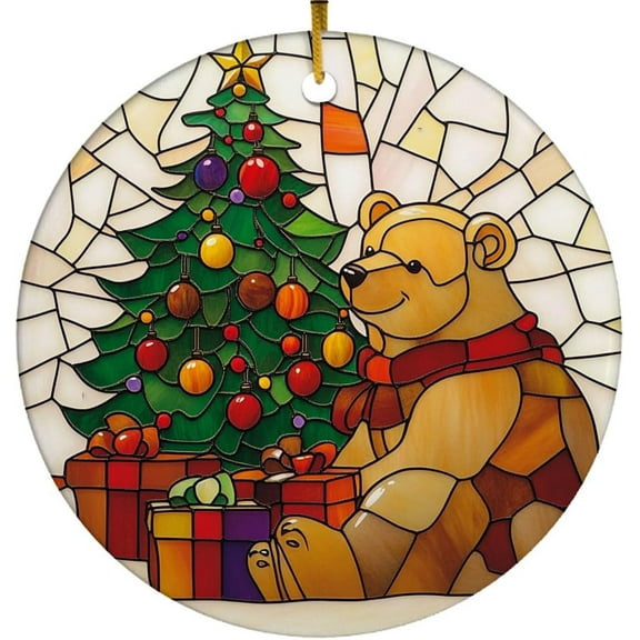 Bear Tree Ornaments, Bear for Christmas 2025, Bear Christmas Keepsake, Bear Christmas Hanging Décor Cybe2f