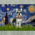 thumbnail image 3 of CafePress - Starry Night &Amp; Schnauzer - Women's Nightshirt, 3 of 4