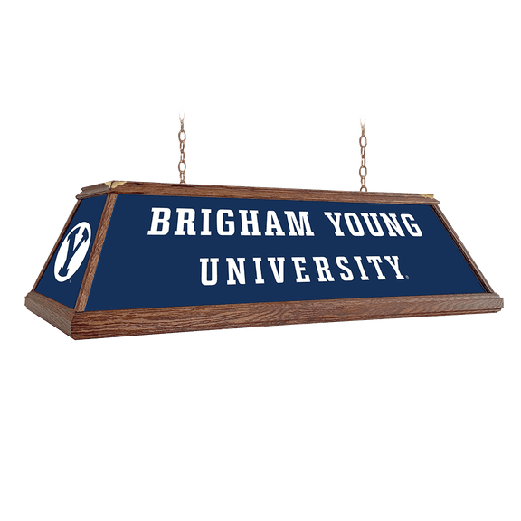 BYU Cougars: Premium Wood Pool Table Light