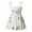 White Flower Print, variant on Ardorlove Kids Toddler Girls Summer Dress Princess Tutu Skirt Sleeveless Halter Sundress Beach Clothes 2-7T