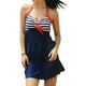 thumbnail image 1 of Jumpingount Vestido de baño Traje de baño Traje de mujer Transpirable Lavable Ropa de playa Accesorios de niña de larga duración Atractivo Vestidos Rojo blanco azul METRO Jumpingount AP018726-02, 1 of 6