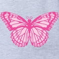 thumbnail image 2 of CafePress - Butterfly Pink - Cute Infant Baby Football Bodysuit, 2 of 3