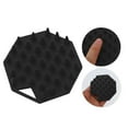 thumbnail image 4 of Unique Bargains 1 Pc Octagonal Hair Shampoo Brush for Head Massage 3.54"x0.83" Black, 4 of 6