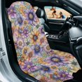 thumbnail image 3 of XYZCANDO Flowers Pattern Design Car Seat Cover Towel Breathable for Beach Workout, Long-Lasting Sweatproof Seats Protectors Washable, 3 of 11