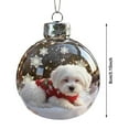 thumbnail image 2 of Hangs Animal 2D Flat Plate Transparent Handmade Winter Series Festival Seasonal Natural Acrylic Decorations, 2 of 4