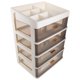 thumbnail image 5 of Organizador de escritorio con cajones Cajón de almacenamiento de escritorio Cajón de varios niveles Soporte de papelería, 5 of 6
