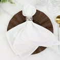 thumbnail image 3 of Balsa Circle 10 Brown 6" Round Disposable Salad Dinner Plastic Plates Gold Wavy Trim Wedding Party Tableware, 3 of 8