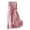 Rose, variante sur Robe Tunique en Coton et Lin pour Femmes, Nœud à l'Avant, Manches 3/4, Robe Maxi Décontractée, Couleur Unie, Plissée, Col Ras du Cou, Robe d'Été