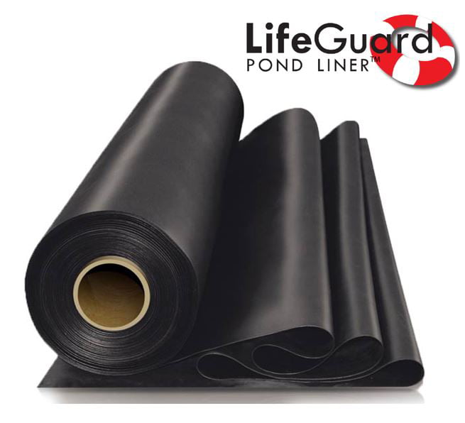 Very Strong and Flexible 20MIL PVC Koi Pond Liner 14 Foot x 13.5 Foot In Black 