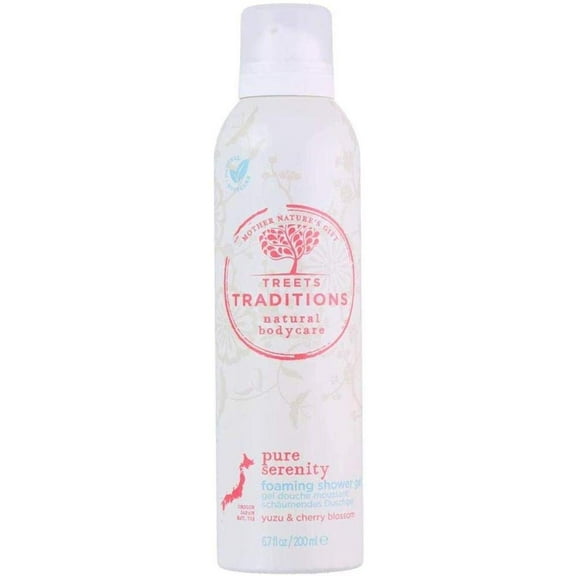 Treets Traditions Pure Serenity Foaming Shower Gel (6.7 fl oz)