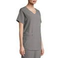 thumbnail image 2 of ClimateRight by Cuddl Duds Short Sleeve V-Neck Scrub Top (Women's ), 2 of 6