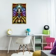 thumbnail image 2 of Stupell Industries Nouveau Princess Portrait People Painting Gold Floater Framed Canvas Art Print Wall Art, 21 x 31, 2 of 9