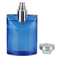 thumbnail image 4 of Perfume azul para hombre, refrescante, duradero, ligero, con aroma fresco, en espray, paquete exquisito, 100 ml, 4 of 14