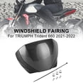thumbnail image 1 of Front Screen Windshield Fairing Windscreen Deflector For Trident 660 2021+ Carbon, 1 of 10