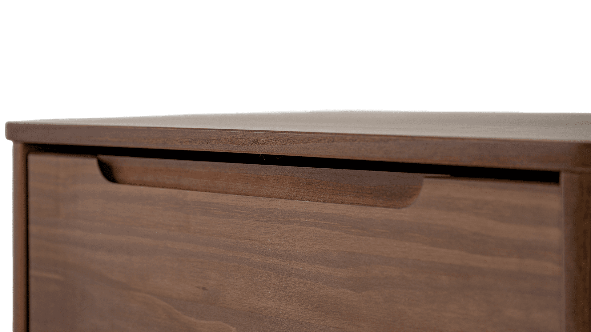 Kirsty Solid Wood 2 Drawer Nightstand Brown - for Adults and Teens