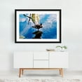 thumbnail image 2 of A duck at a psychedelic, colorful lakeside - Photography Bird Wildlife Nature Lake Water Scenic Animal Black Framed Wall Art Print 24 x 36 inches, 2 of 4