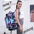 thumbnail image 2 of Mochila de gimnasio SDTAME con compartimento para zapatos multicolor, 2 of 9