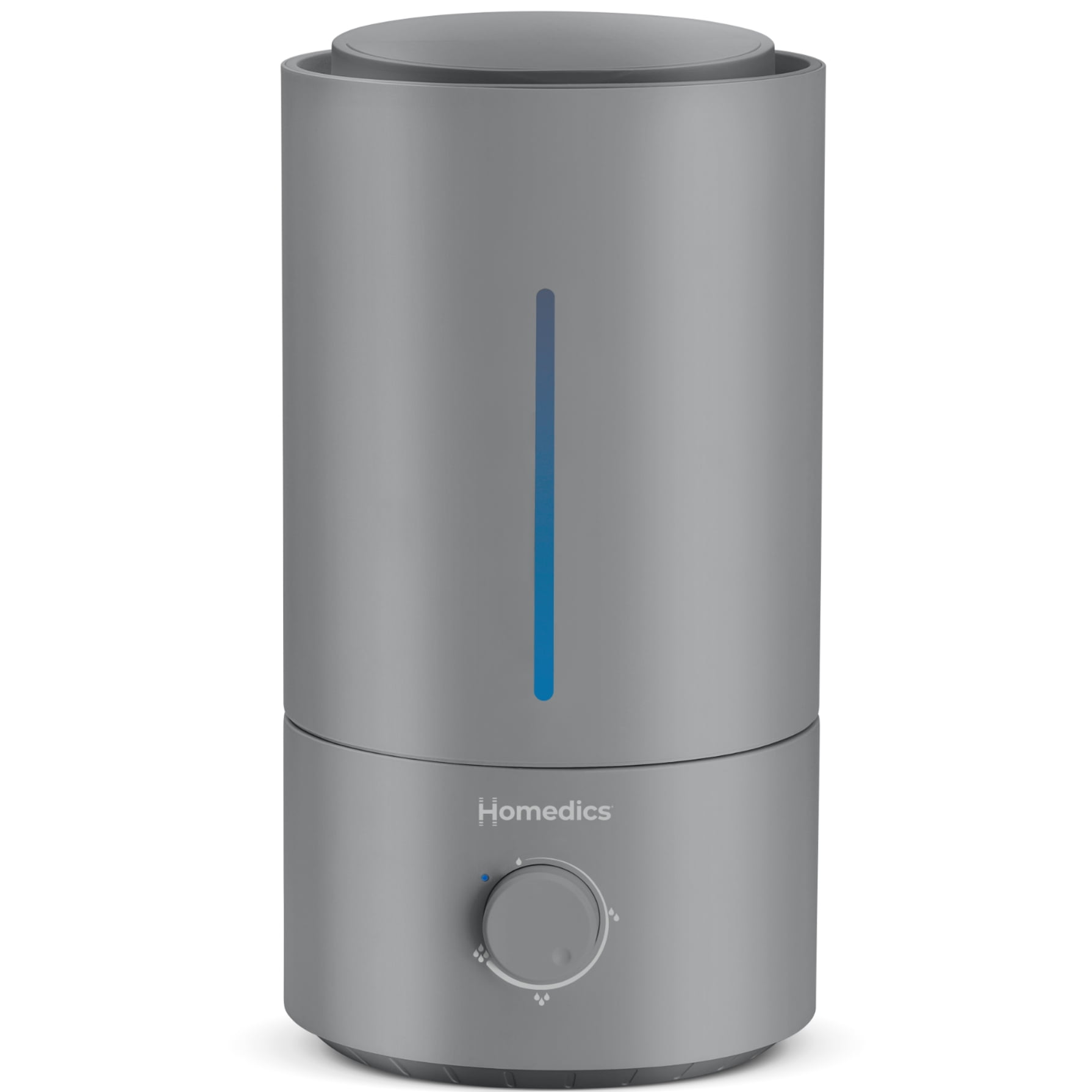 Homedics Ultrasonic Cool Mist Humidifier - Gray, 44-Hour photo 1